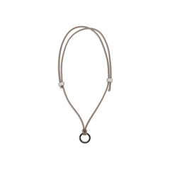 Black Calf Leather Bos Taurus Necklace