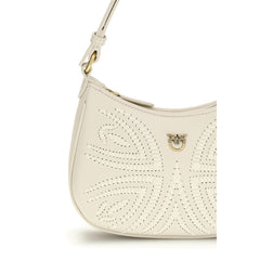 White Calf Leather Bos Taurus Shoulder Bag