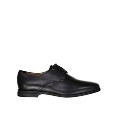 Black Calfskin Oxfords And Derbies