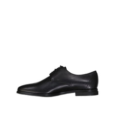 Black Calfskin Oxfords And Derbies