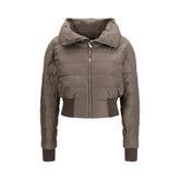 Brown Polyester Coat