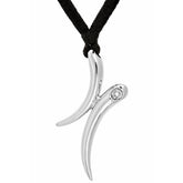 Gray Stainless Steel Necklace
