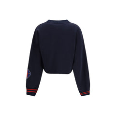 بلوزة قطنية زرقاء