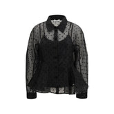 Black Recycled Polyester Pattern Shirt