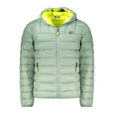 Green Polyamide Men Jacket