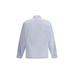 Blue Polyamide Pattern Shirt