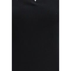Black Fleece Wool Polo Shirt