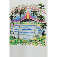 تي شيرت قطن أبيض