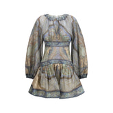 Multicolor Cotton Casual Dress