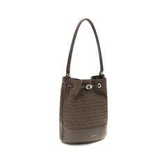 Brown Calf Leather Bos Taurus Backet Bag