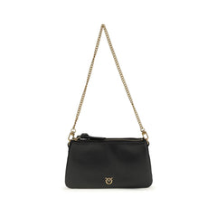 Black Calf Leather Bos Taurus Shoulder Bag