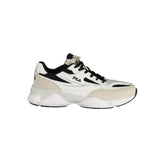 White Polyurethane Men Sneaker
