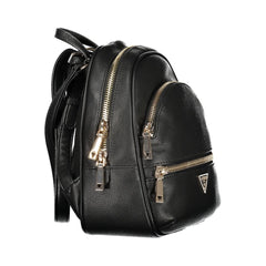 Nero Poliuretano Women Backpack