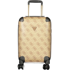Marrone Poliuretano Women Travel Trolley