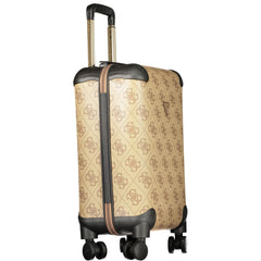Marrone Poliuretano Women Travel Trolley
