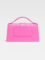 Neon Pink Leather Le Grand Bambino Handbag