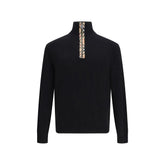 Black Wool Sweatshirt