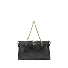 Black Calf Leather Bos Taurus Shoulder Bag