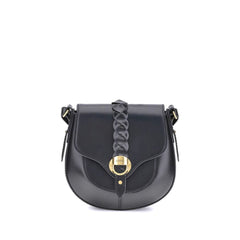 Black Calf Leather Bos Taurus Shoulder Bag