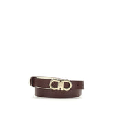 Brown Calf Leather Bos Taurus Thin Belt