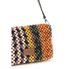Multicolor Other Fibres Shoulder Bag