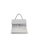 White Calf Leather Bos Taurus Handbag