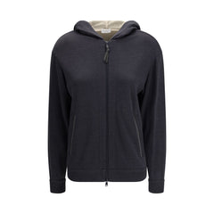 Gray Silk Sweatshirt