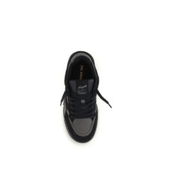 Black Calf Leather Bos Taurus Athletic Sneakers