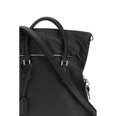 Black Calf Leather Bos Taurus Handbag