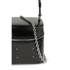 Black Calf Leather Bos Taurus Backet Bag