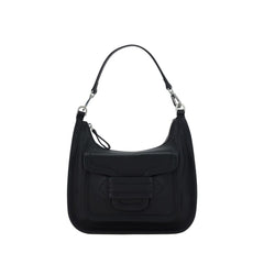 Black Calf Leather Bos Taurus Shoulder Bag