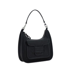 Black Calf Leather Bos Taurus Shoulder Bag
