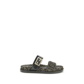 Brown Polyamide Sandals