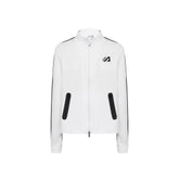 White Elastane Shell Jacket