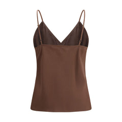 Brown Acetate Top Sleepwear