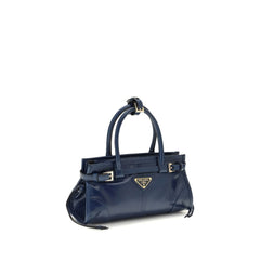 Blue Calf Leather Bos Taurus Handbag