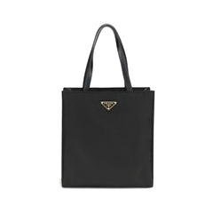 Black Recycled Polyamide Shoulder Bag