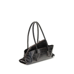 Black Calf Leather Bos Taurus Shoulder Bag