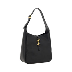 Black Calf Leather Bos Taurus Shoulder Bag