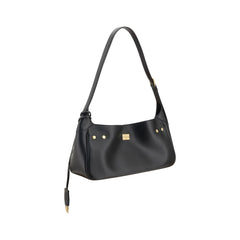 Black Calf Leather Bos Taurus Shoulder Bag