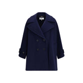 Blue Wool Coat