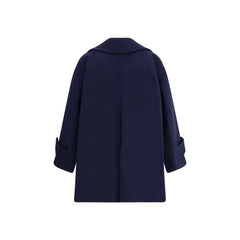 Blue Wool Coat