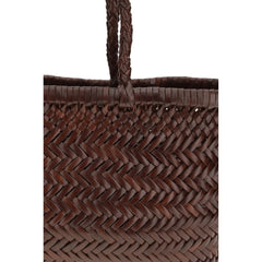 Brown Buffalo Leather Handbag