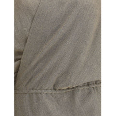 Beige Fleece Wool Casual Dress