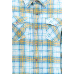 Blue Cashmere Pattern Shirt
