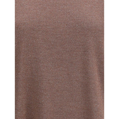 Brown Nylon T-Shirt