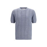 Blue Linen T-Shirt