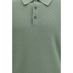 Bicolor Cotton Polo Shirt