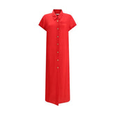 Multicolor Silk Casual Dress