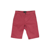 Bordeaux Cotton Bermuda Shorts